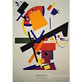 Kazimir Malevich - Suprematismo 1915 - Poster vintage originale anni '80