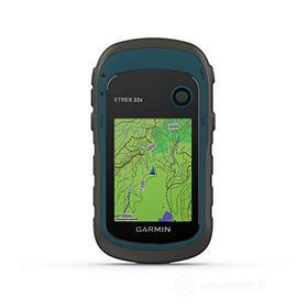 Garmin eTrex 22x, GPS portatile, display 2,2" a colori, mappa TopoActive EU preinstallata (AZ)