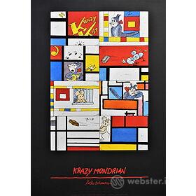 Pablo Echaurren - Krazy Mondrian - Poster vintage originale anno 1996