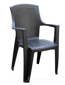Ipae-Progarden S.P.A. Poltrona Eden Rattan Antracite (AZ)