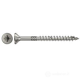 Viti truciolari pozi FPF-SZ 4,0x70 A2P inox, filetto parziale (100 Pz.)