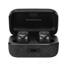 Sennheiser MOMENTUM True Wireless 3 - Cuffie Bluetooth in-ear, Per musica e telefonate, Con cancellazione attiva del rumore, Ricarica wireless Qi, Durata della batteria di 28 ore, Grafite (AZ)