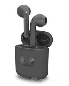 Fresh 'n Rebel Auricolari True Wireless con 24 Ore di Riproduzione, Controllo touch e Assistente vocale (Twins 1, Storm Grey) (AZ)