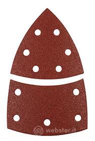 kwb 496104 Triangolo per Delta-U. Multi-smerigliatrice-per metallo, legno, vernice u. V. M, per Bosch-PSM, 100 x 62, 93 mm grano K-40, 5 pezzi, perforato (AZ)