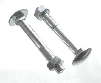 VITE TESTA TONDA CON DADO ZINCATA 8x50 - 200Pz (AZ)