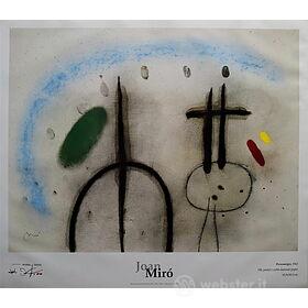 Joan Mirò - Personaggi 1962 - Poster vintage originale anno 1995