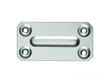Sipa Sita 8/118 Piastrina Rettangolare, Spessore 1 mm, 7x3,5 cm, Set di 100 Pezzi (AZ)