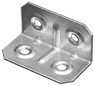 Sipa 2072310 Sita 8/120 Piastrina Piegata, Larghezza 40 mm, 2x2 cm, Set di 100 Pezzi (AZ)