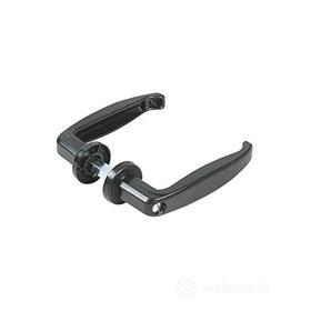 MANIGLIA NERA 35?50 PER PORTE METALLICHE CON VITE (AZ)