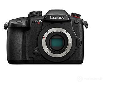 Panasonic Lumix DC-GH5M2E Fotocamera Mirrorless con Sensore MOS 4/3 20.3 MP, Doppio Stabilizzatore, C4K 60p, 4:2:2 10bit, Live Streaming Wireless, Ottimale per Video (AZ)