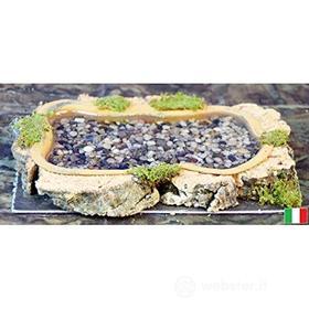 Lago Cm. 15x10 Con Effetto Acqua (2 Mod.)