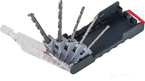 Set di punte per muratura kwb PowerBox - set di punte, 5 pezzi, con punta in metallo duro (AZ)