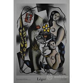 Fernand Leger - Cartolina 1932 - Poster vintage originale anno 1999