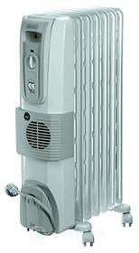 De'Longhi Hor Radiatore Elettrico ad Olio, 1500 W, Plastica, Bianco (AZ)