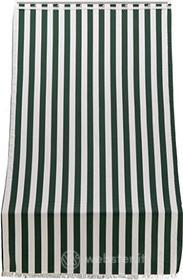 Tenda sole per porta Con anelli riga verde Lunghezza 140 cm, altezza 300 cm. (AZ)