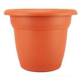 Stefanplast Vaso Plastica Tondo Colore Coccio, Diametro 16 cm (AZ)
