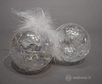 Tabor Set 4 Sfere Iride Screz.D10Cm Natale Decorazioni E Oggettistica, Multicolore, 8003429801656 (AZ)