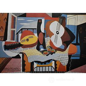 Pablo Picasso - Mandolino e Chitarra 1924 - Poster vintage originale anno 1996