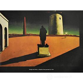 Giorgio De Chirico - L'enigma di una giornata 1914 - Poster vintage originale  anno 1996