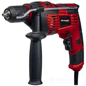 Einhell TC-ID 720/1 E Trapano a percussione (tensione 230-240 V, potenza 720 W, giri al min. 0-2800, percussioni al min. 0-44800, mandrino 13 mm, incl. seconda maniglia) (AZ)