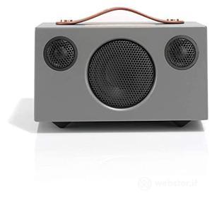 Potente Cassa Bluetooth Wireless Portatile - Piccolo Speaker Stereo AUX 3,5mm - Ricarica USB - Durata della Batteria fino a 30h - Audio Pro Addon T3+ - Grigio (AZ)