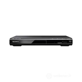 Sony DVP-SR760H Lettore DVD, Nero & AmazonBasics - Cavo HDMI 2.0 ad alta velocit?, supporta Ethernet, 3D, video 4K e ARC, 1,8 m (standard pi? recente) (AZ)