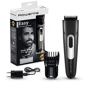 Rowenta TN2801 Stylis, Regolabarba, Lame affilate in acciaio inox progettate per durare 15 anni, Autonomia fino 90 minuti, 11 lunghezze di taglio, Impostazione di precisione da 1 mm, Nero (AZ)