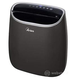 Ardes AR4P17 Stone Termoventilatore Ceramico Ionizzatore con Telecomando, Filtro Antipolvere, Display Digitale LED Touch, Timer, Titanio (AZ)