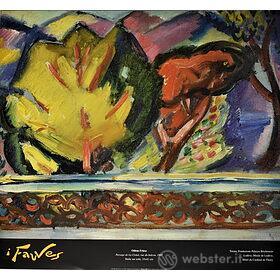 Othon Friesz - Paysage de la Ciotat, vue du balcon 1907 - Poster vintage originale anno 1999