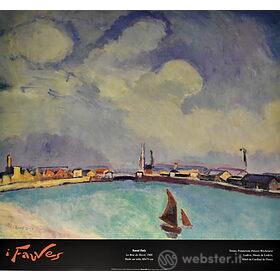 Raoul Dufy - La baie du Havre 1908 - Poster vintage originale anno 1999