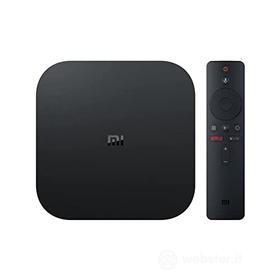 Xiaomi Mi Box S TV Box 4K Ultra HD Media Player, YouTube Netflix Chrome Cast Google Assistant Amazon Video Integrato, HDMI 4K HDR, Dolby Audio, Versione Italiana, Nero (AZ)