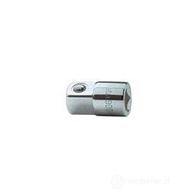 BETA 900/16 Raccordo con attacco quadro femmina 1/4" e maschio 3/8" cromato (AZ)