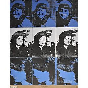 Andy Warhol - Nine Jackies 1964 - Poster vintage originale anno 2002