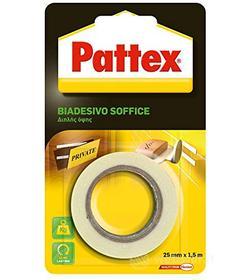Pattex Nastro biadesivo, 25 mm x 1.5 m, 1 pezzo, Bianco (AZ)