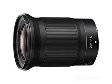 Nikon Nikkor Z 20mm f/1.8 S, Obiettivo Ultragrandangolare Luminoso a Lunghezza Focale Fissa f/1.8, Nero, Nital Card: 4 Anni di Garanzia (AZ)