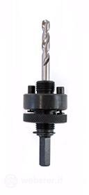 Krino 210705546 Albero per Seghe a Tazza Bimetalliche HSS a Dentatura Variabile, Nero, ? 32-210 (AZ)