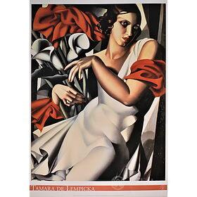 Tamara De Lempicka - Ritratto di madame Ira Perrot 1930 - Poster vintage originale anno 2004