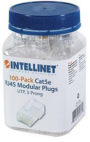 Cavetteria Networking Confezione 100 Plug RJ45 UTP per Cavo Rigido Cat.5E IWP-JAR-C5R (AZ)