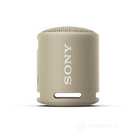 Sony SRS-XB13 - Speaker Bluetooth portatile, resistente e potente con EXTRA BASS (Taupe) (AZ)