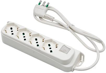 Presa multi 4p bip/sc cavo 3m