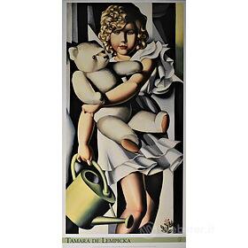 Tamara De Lempicka - Ritratto di madamoiselle Poum Rachou 1934 - Poster vintage originale anno 2004