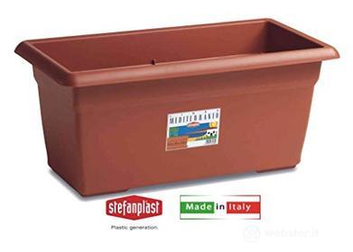 Stefanplast Fioriera Mediterranea Cm.60X32X28H Colore Terracotta (AZ)