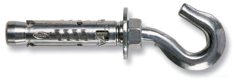 Tasselli in acciaio TA M 6 G con gancio (50 Pz.)