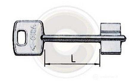 CISA ART.00100.001 CHIAVE GREZZA D.M. PZ - 10 (AZ)
