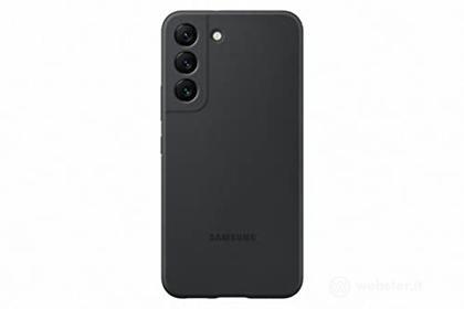 Samsung Cover in Silicone morbida per Galaxy S22, Nero (AZ)