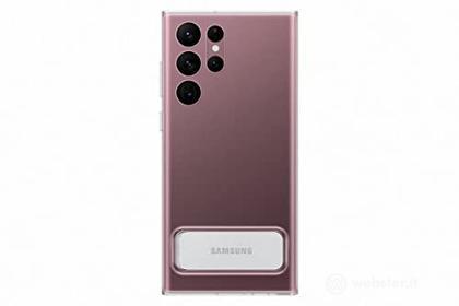 Samsung Clear Standing Cover Custodia Trasparente con cavalletto posizionabile per Galaxy S22 Ultra 5G