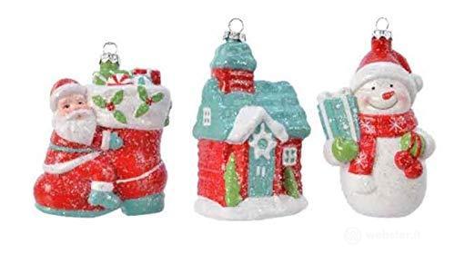 KAEMINGK Figura Natalizia In Plastica 3Ass Natale Decorazioni E Oggettistica (AZ)