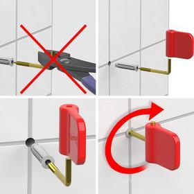 Tasselli con gancetto appendiquadro SX Plus 4x20 G (10 Pz.)