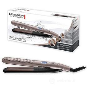 Remington Piastra per Capelli, rivestimento in Ceramica, 110 mm, Capelli Umidi o Asciutti, Sensore di Umidit?, Wet 2 Straight S7970 (AZ)
