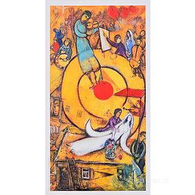 Marc Chagall - Il sogno - Poster vintage originale anno 2002